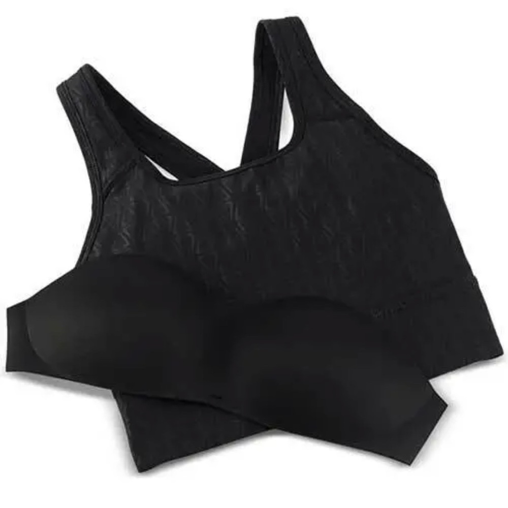 Nike Dri-FIT Swoosh Women's Crossback Medium Support Sport Bra Size S DM0553-010 - Picture 8 of 8